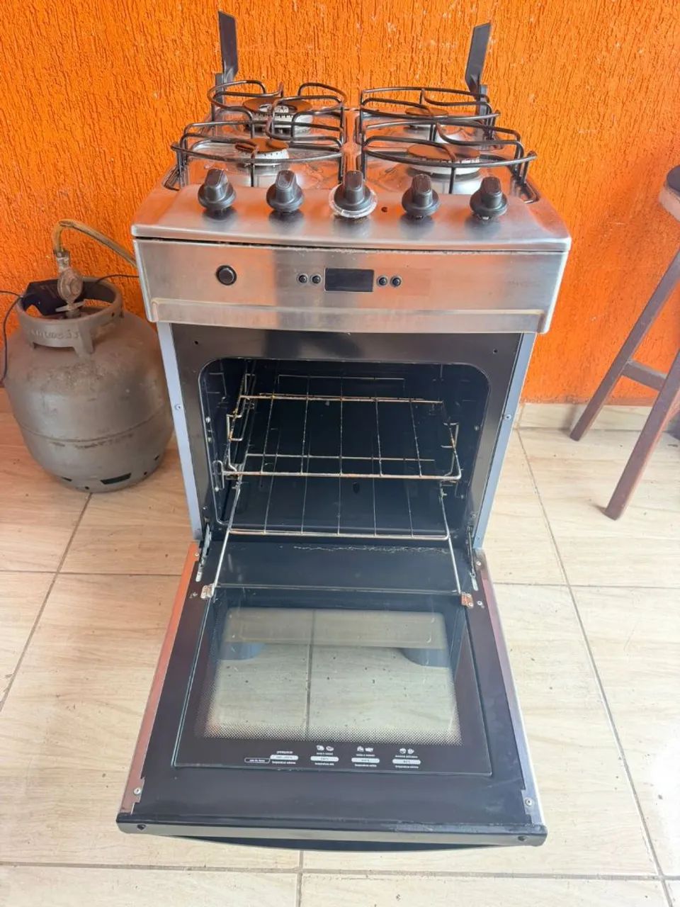 FOGÃO BRASTEMP INOX (FRETE GRÁTIS) - Foto 3