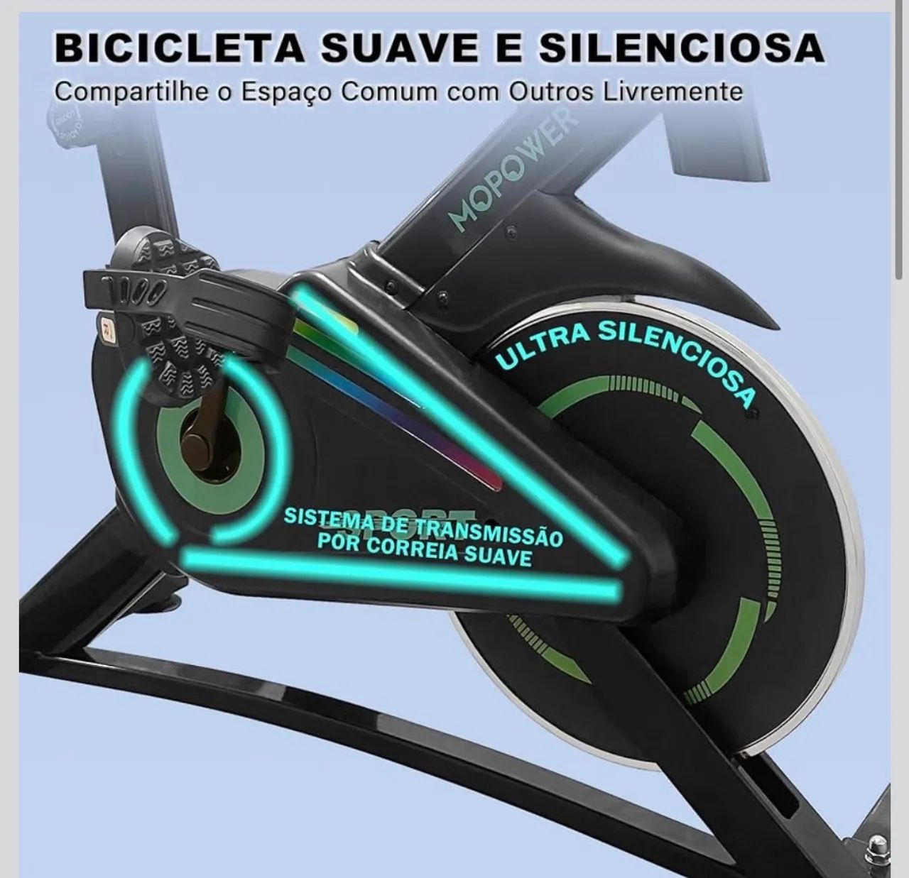 Bicicleta ergométrica semi nova  - Foto 2