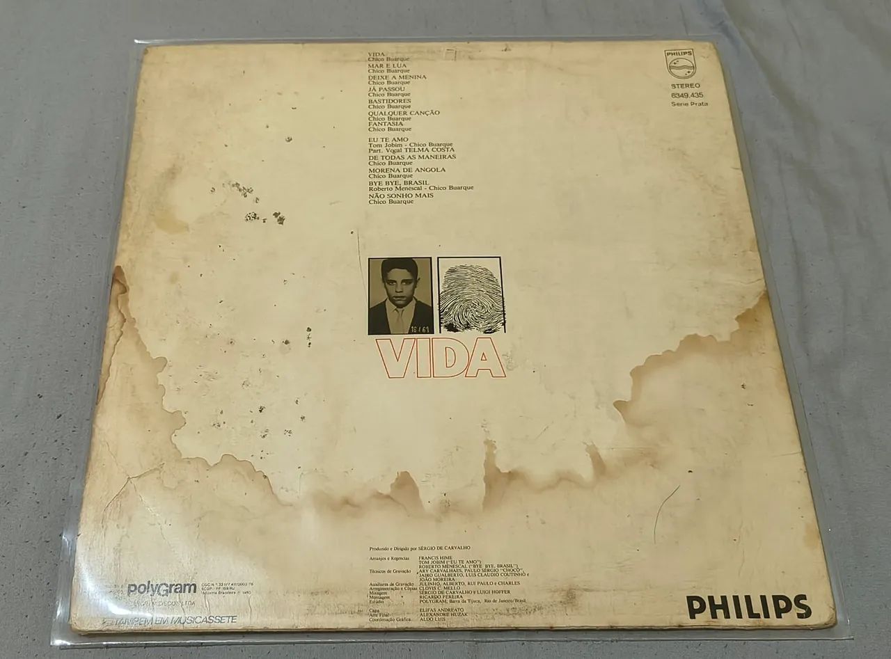 LP Disco de Vinil Chico Buarque Vida  - Foto 2