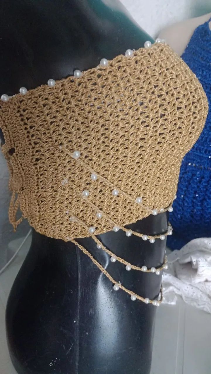 Blusa de crochê  - Foto 2
