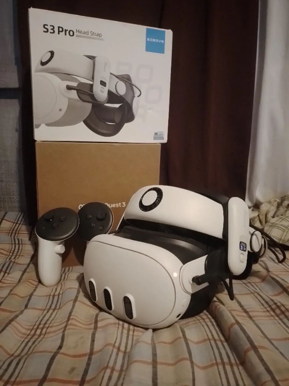 Oculus Quest 3 I 512gb + bobovr s3 pro bateria de 10000Mah alça