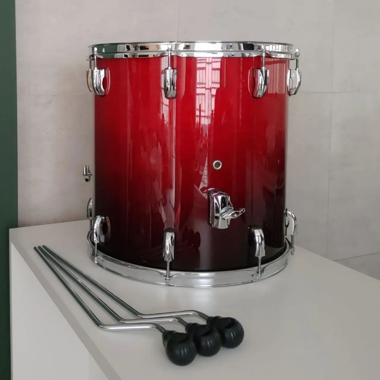 Surdo Pearl Vision Birch VBL, 16x16, Ruby Fade - Foto 2