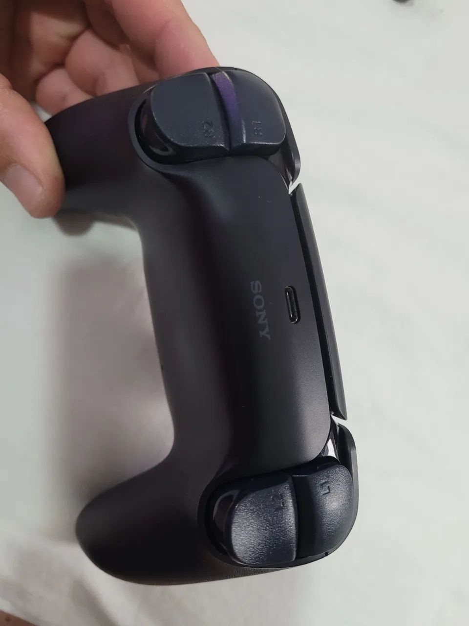 Controle PS5 preto original, funcionando perfeitamente bem conservado - Foto 3