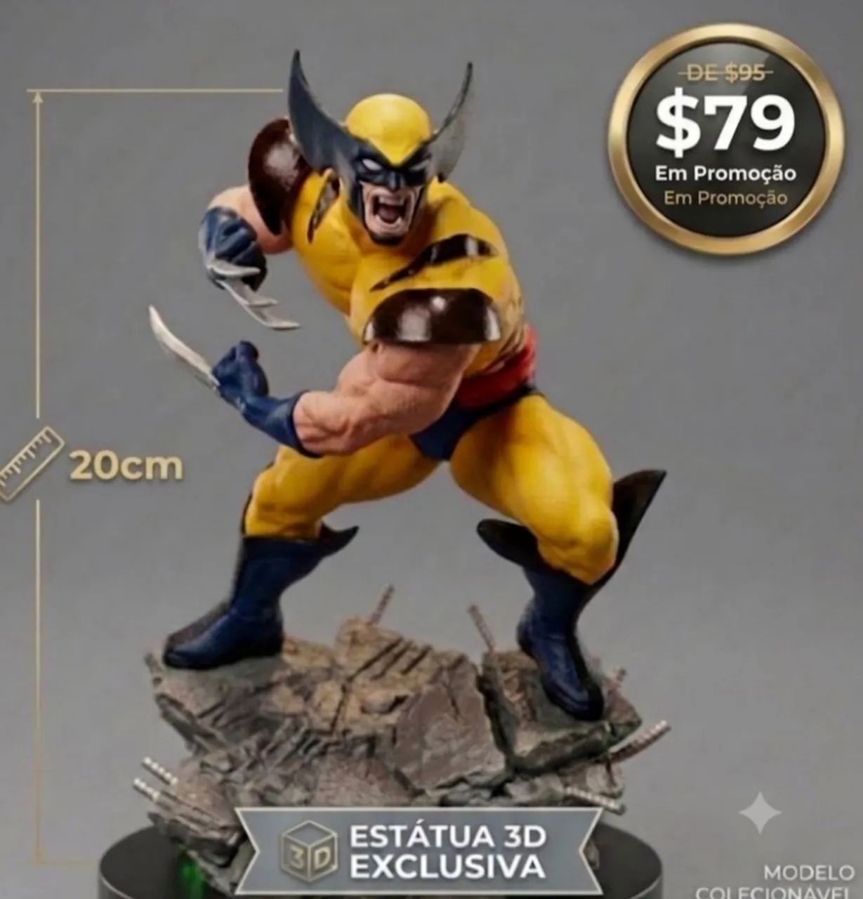 Wolverine 20cm 3D 