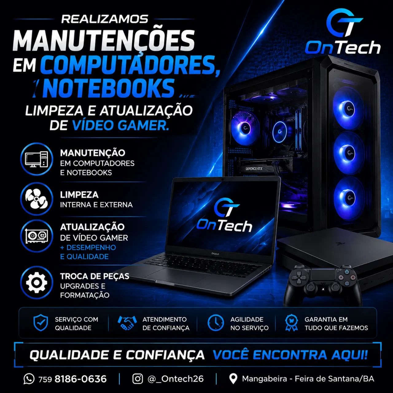 Assistência Técnica em Notebook e Computador 