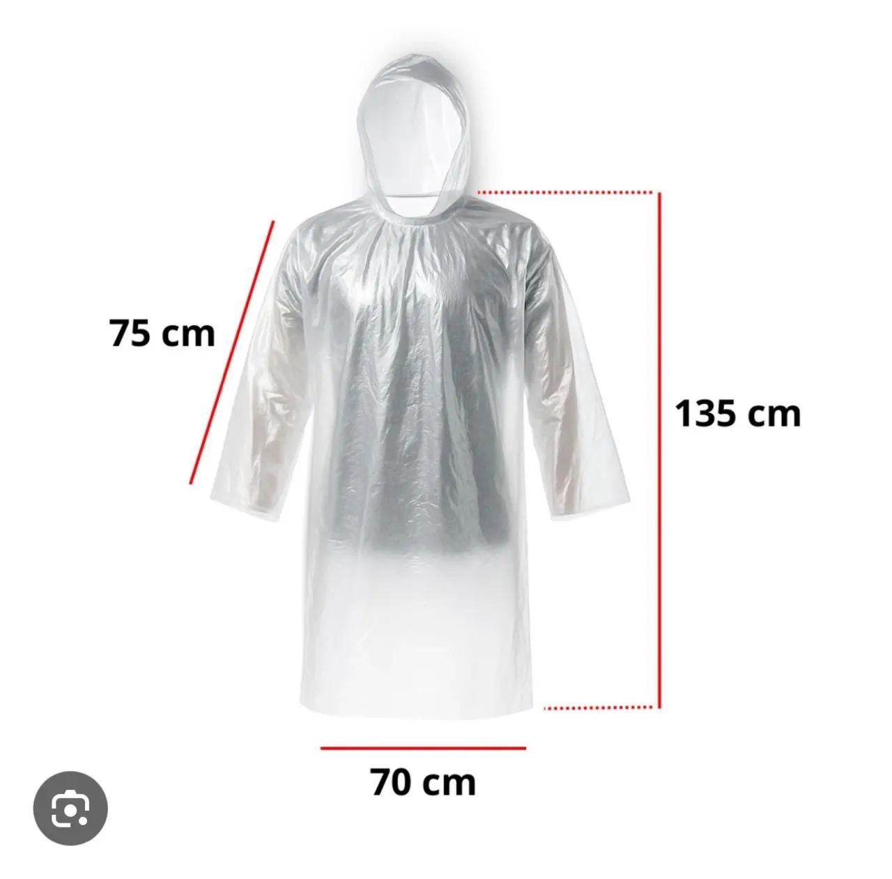 Capa de Chuva de Plástico  - Foto 3