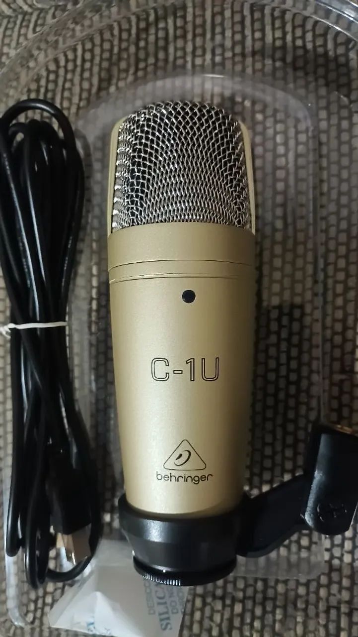 Microfone Behringer C-1u USB novo - Foto 2