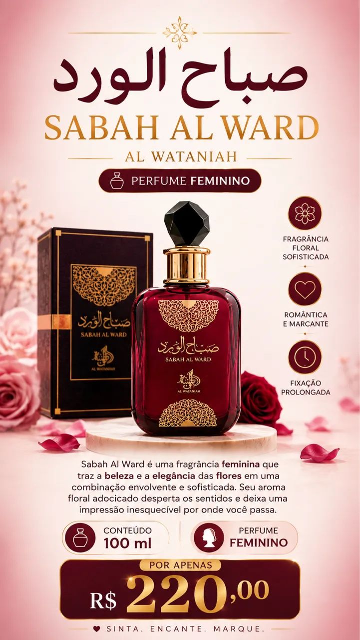 PERFUME ÁRABE SABAH AL WARD