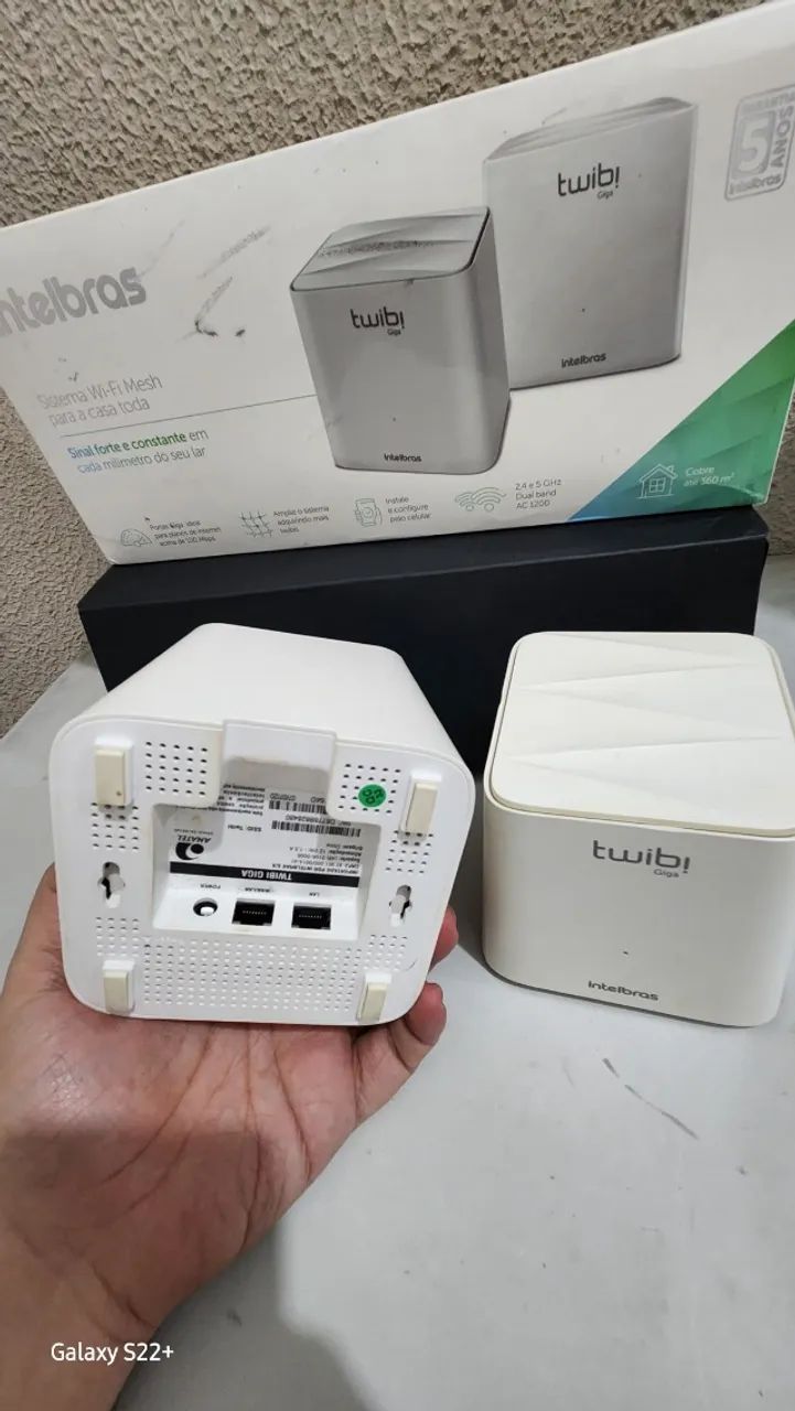 Mesh Intelbras Twibi Giga (Kit 2 Unidades) Portas Gigabit - Foto 5