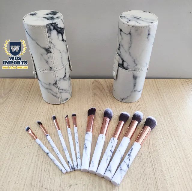 Pincel para Maquiagem Kit com 9 peças - Foto 4
