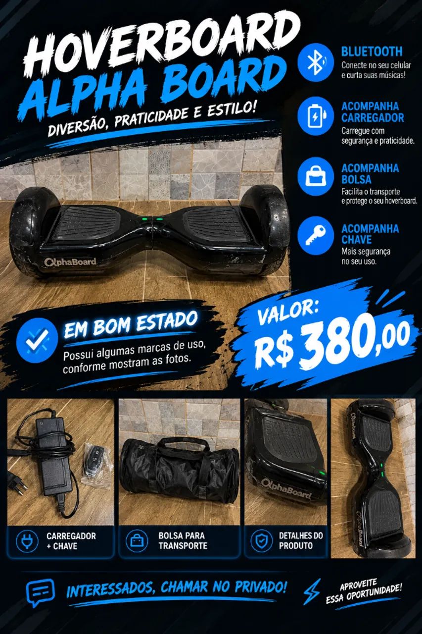 vendo Hoverboard Alpha Board