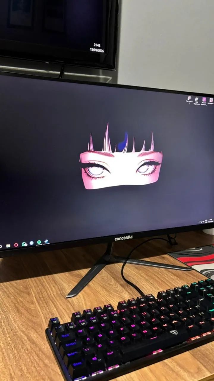 Monitor Concórdia Gamer H270f 27" 165hz Led Full Hd HDMI e DP Freesync Premium 1ms