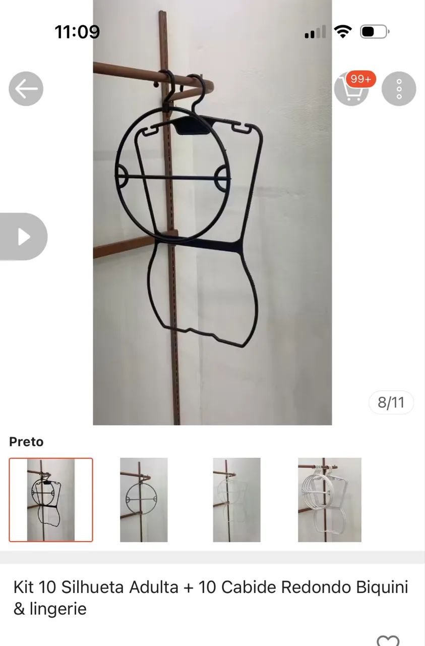Cabides para loja 
