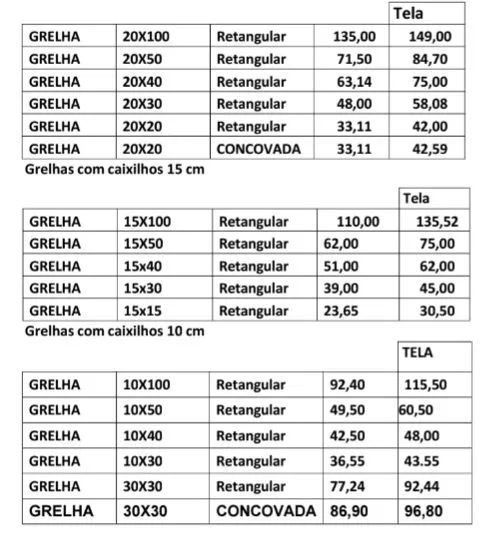 Grelha de Alumínio  - Foto 5