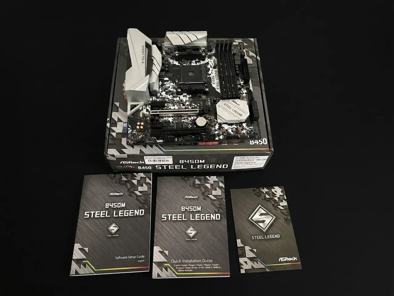 Placa Mãe Asrock B450M Steel Legend