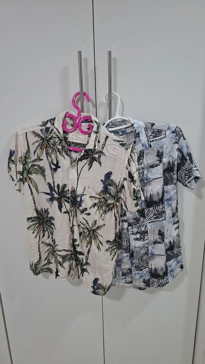 2 Camisas Viscose