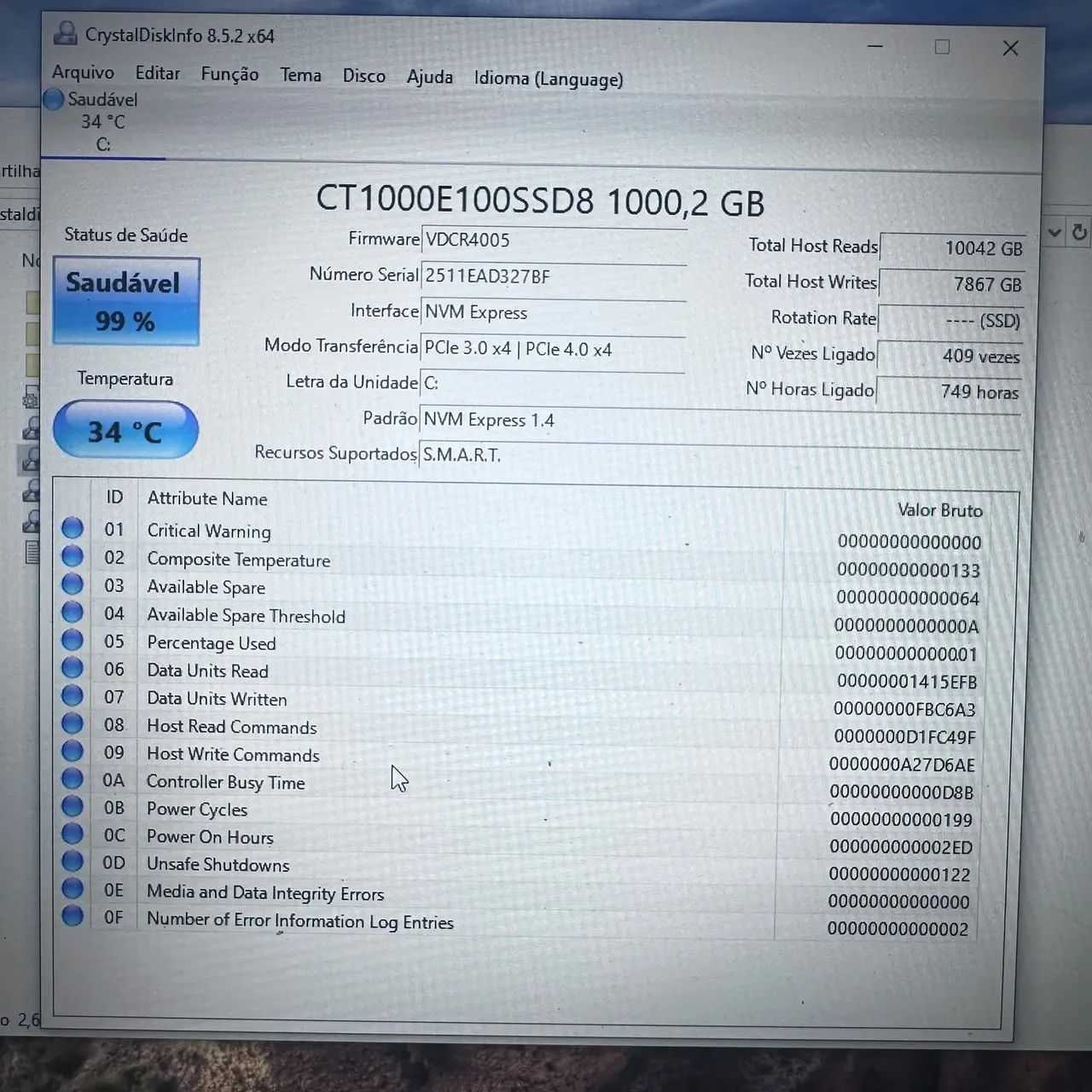 SSD M2 1 Tera - 4.0 - Foto 3