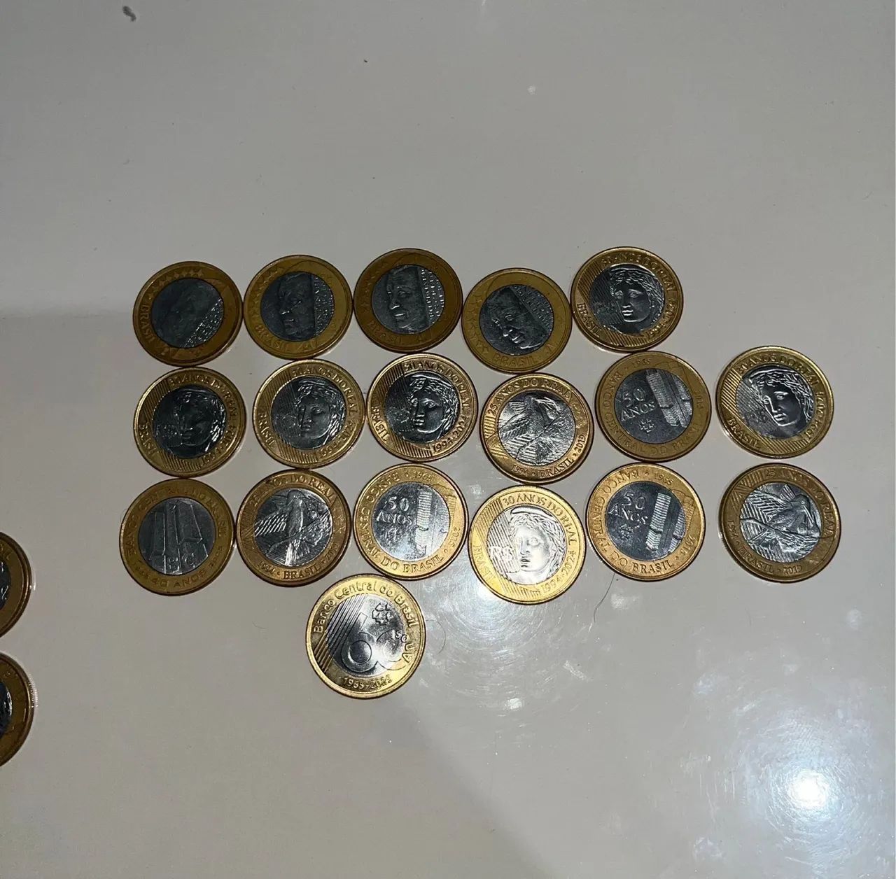 Moedas antigas- coleção 