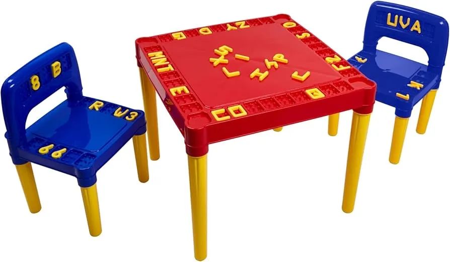 Mesa Infantil Com 2 Cadeiras Tritec - NOVA - Foto 4