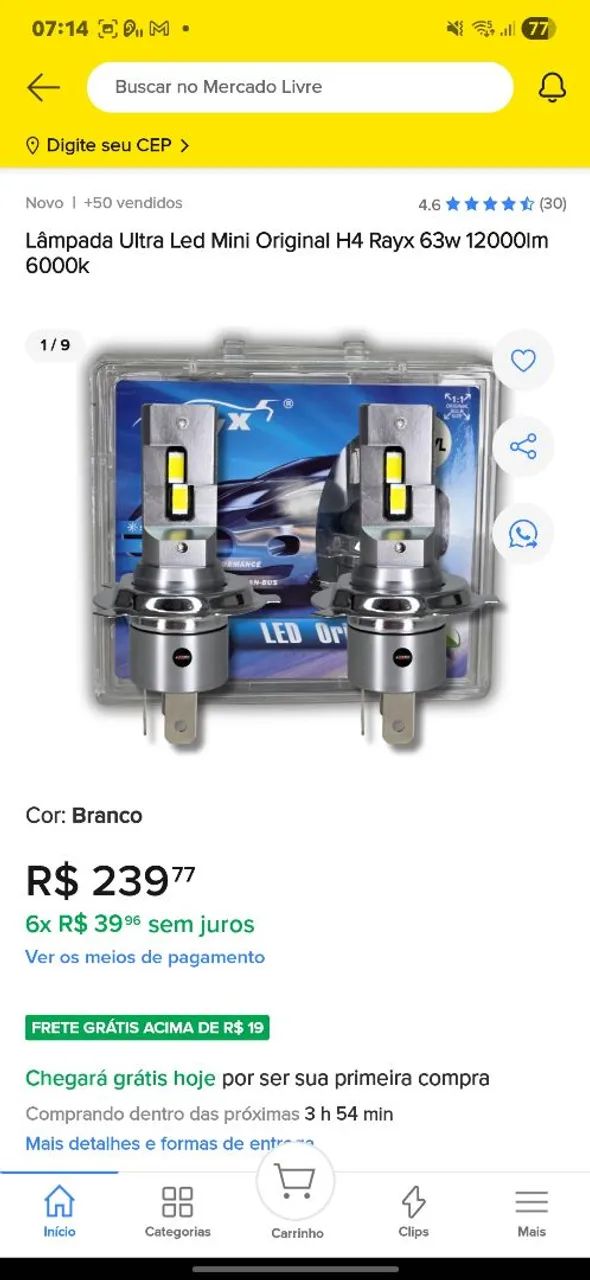 Lâmpadas Led H 40  - Foto 2