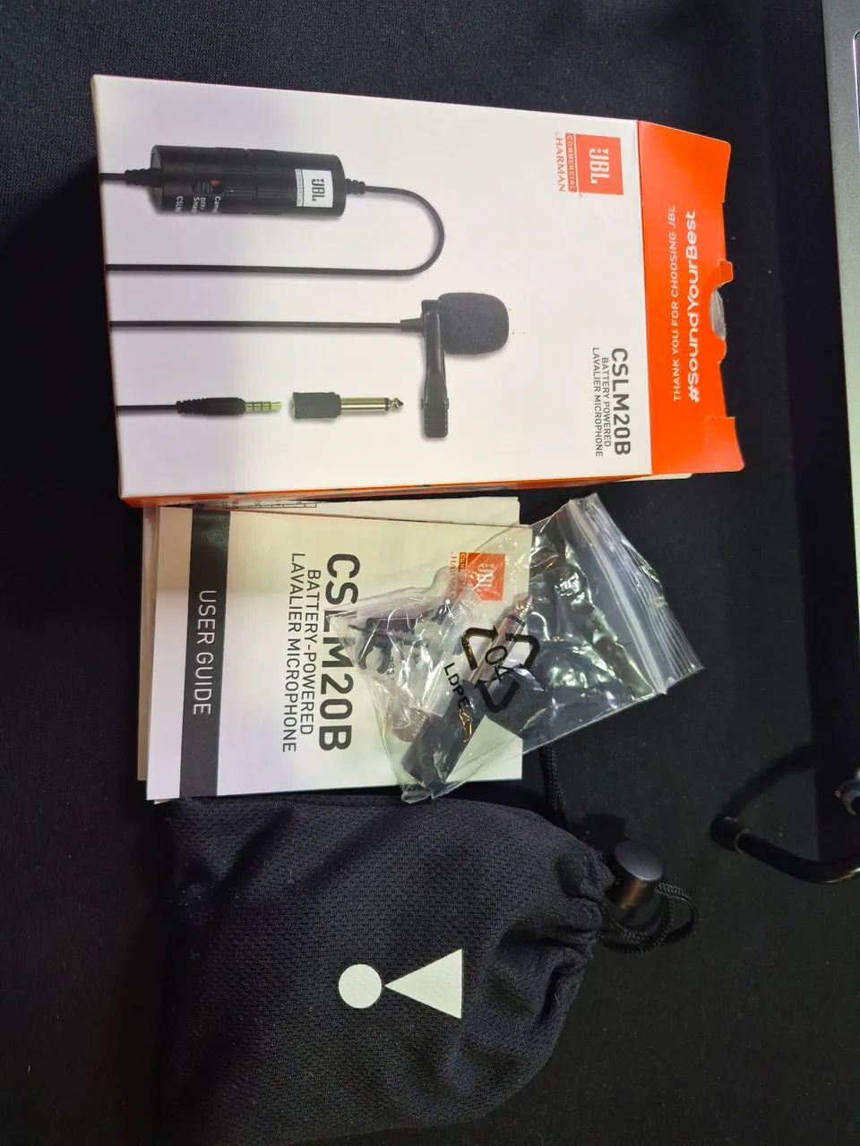 MICROFONE DE LAPELA JBL NA CAIXA - Foto 2