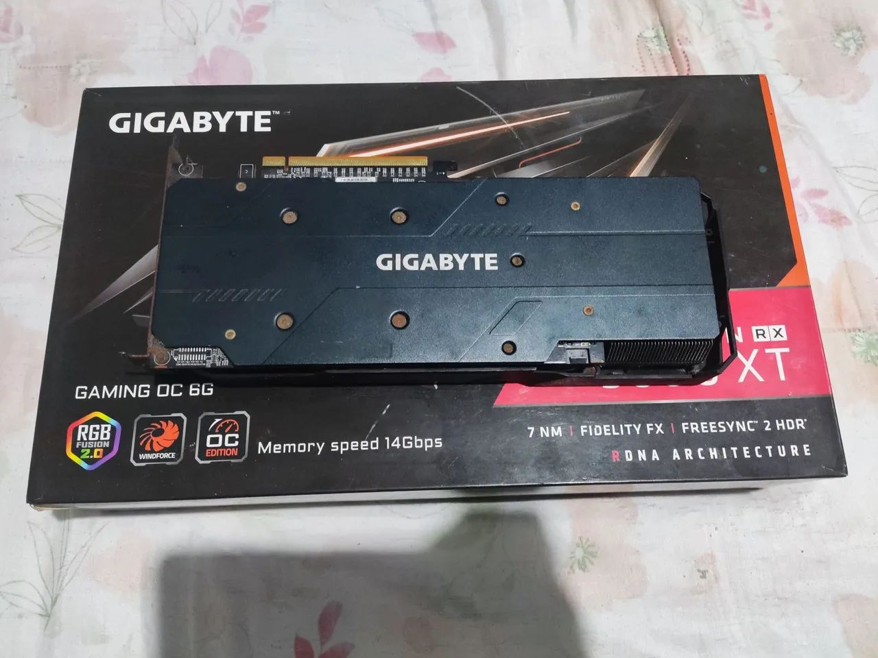 Placa de vídeo GPU RX 5600XT OC com defeito  - Foto 2