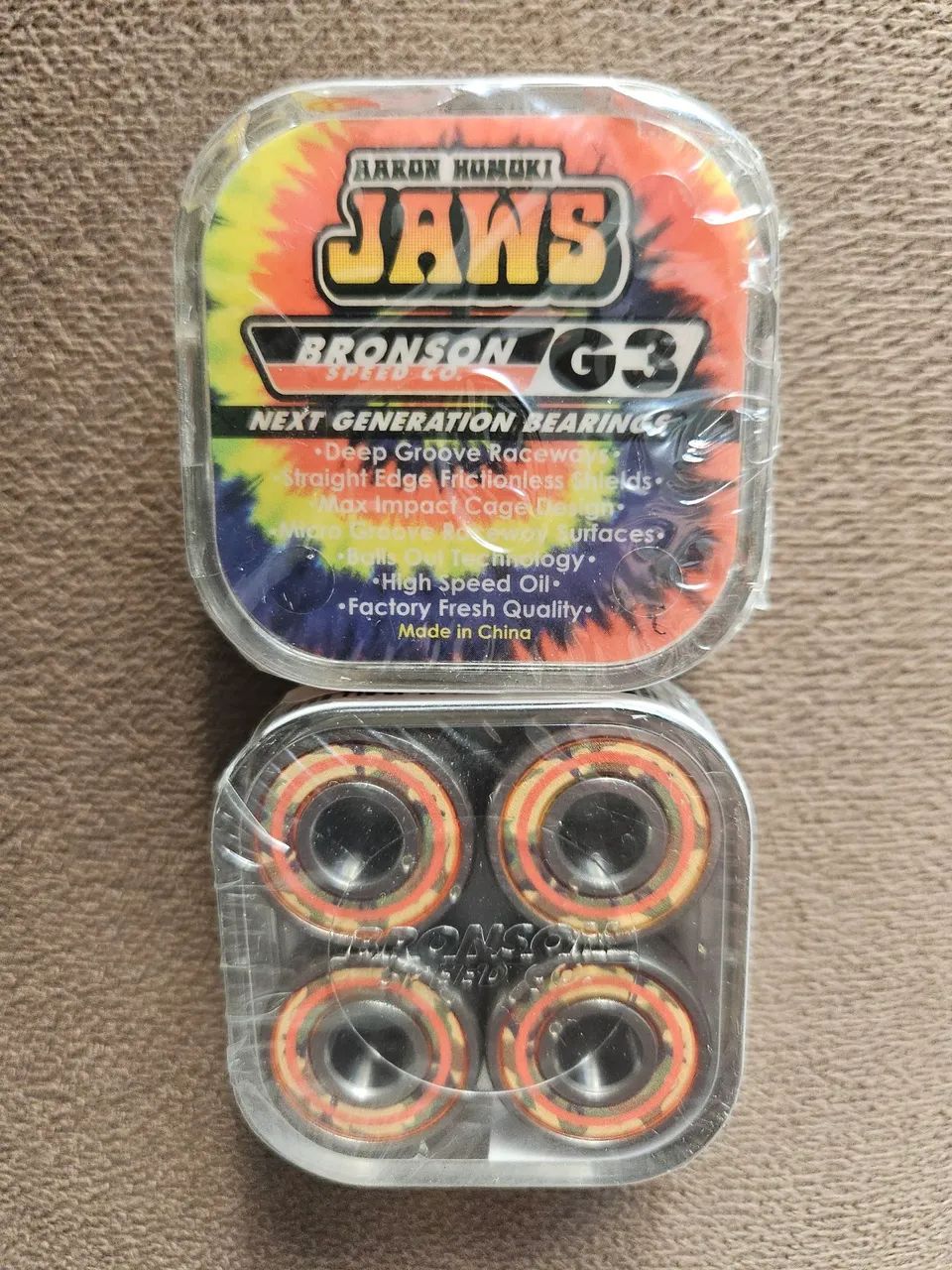 Rolamentos Bronson G3 Aaron "Jaws" Homoki - Original e Lacrado