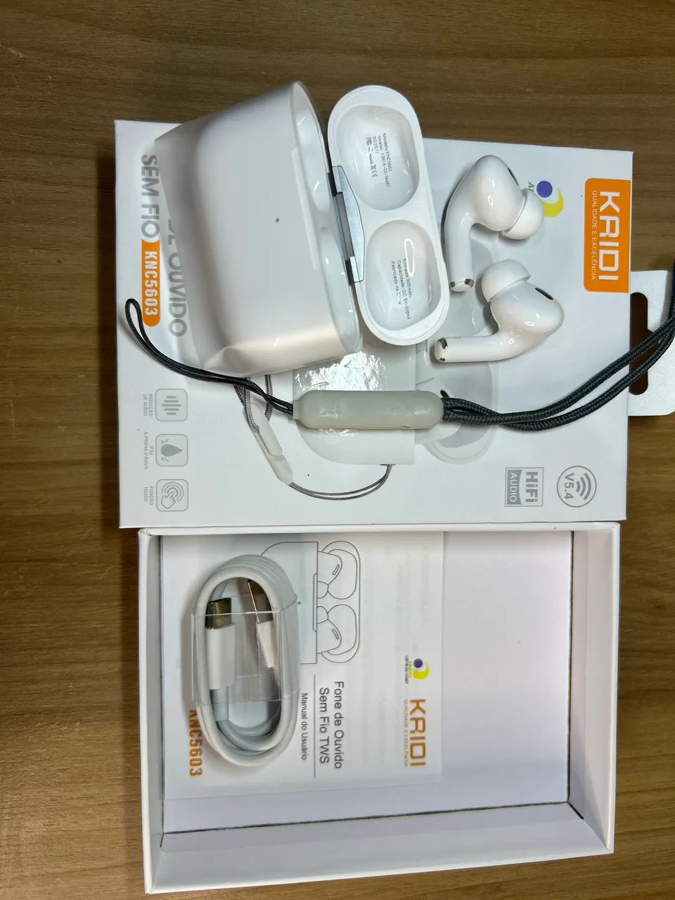 Fone Bluetooth Kaidi com qualidade premium e garantia entrego - Foto 3