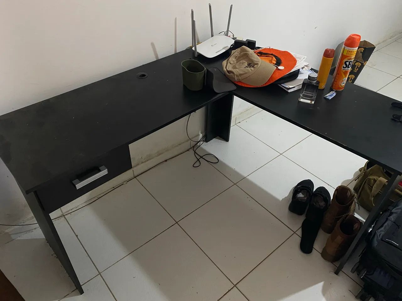 Escrivaninha em formato de L - Foto 2