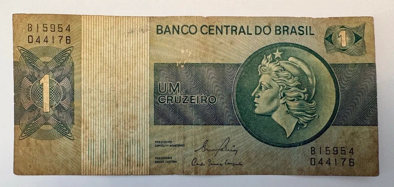 Nota antiga - Um cruzeiro 