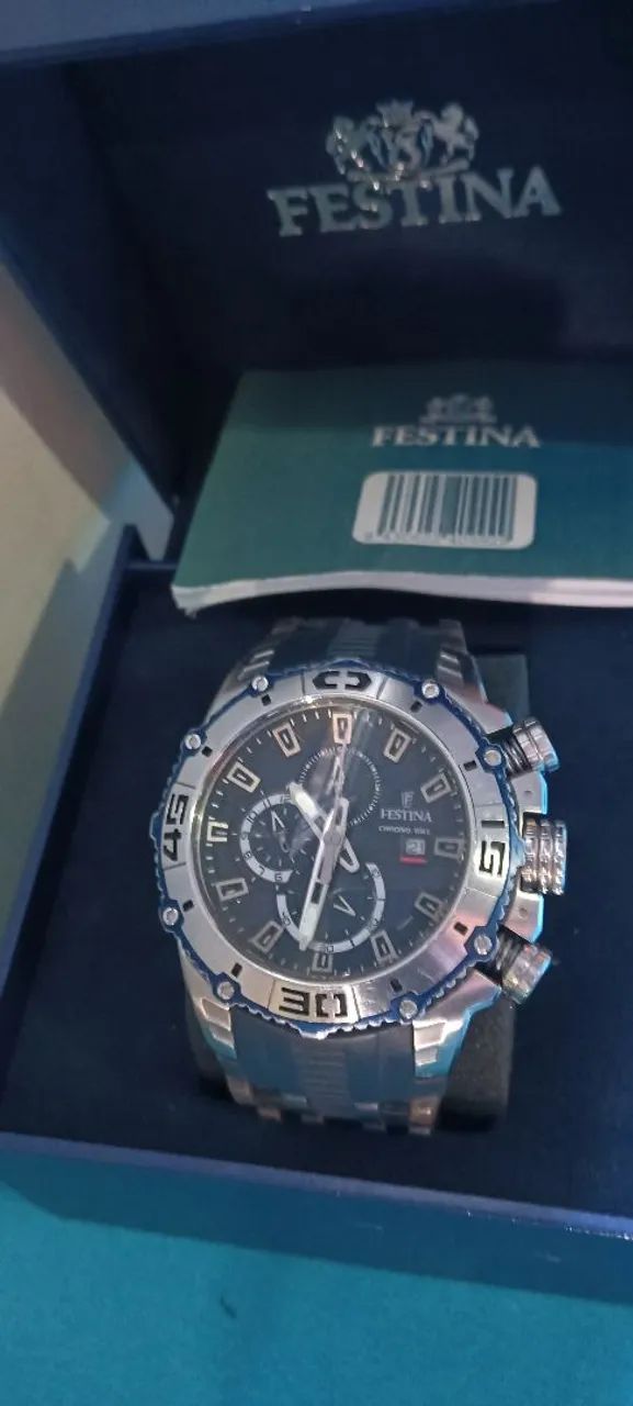 Vendo relógio FESTINA ORIGINAL...ACEITO TROCAS - Foto 2
