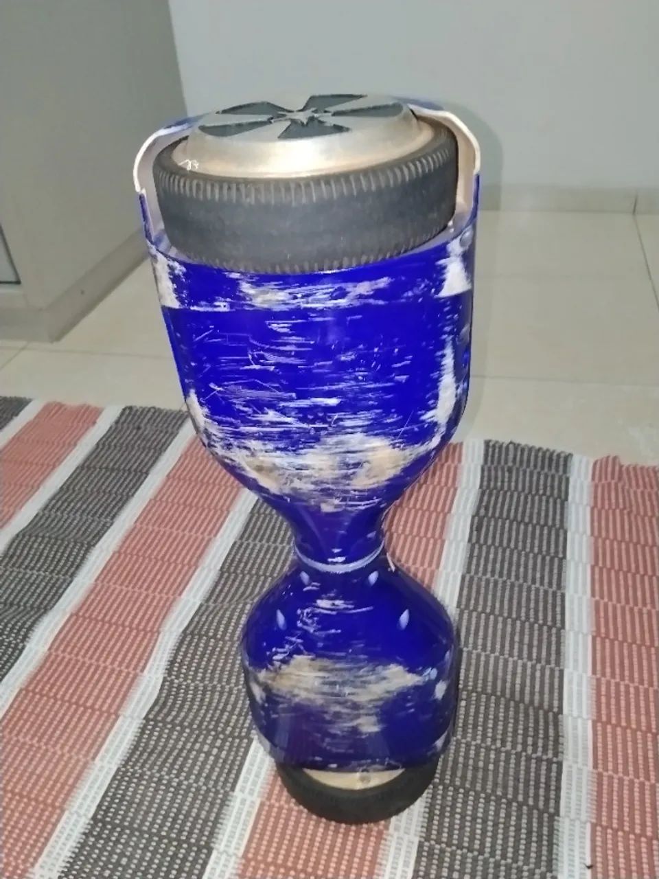 Hoverboard azul usado com carregador original - Foto 3