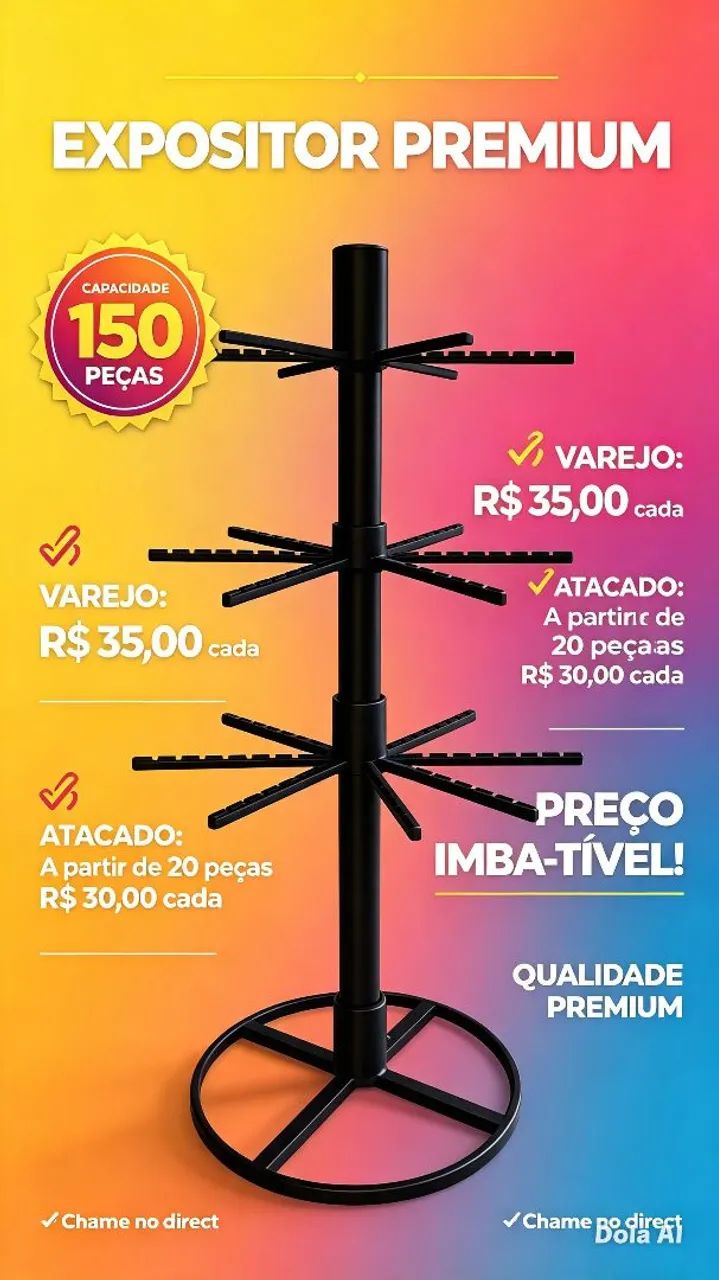 Expositor giratório premium