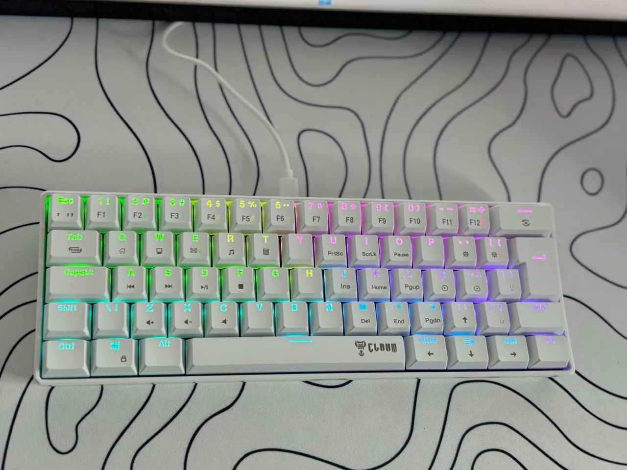 Teclado mecânico 60% Snow Walker v2 - Foto 4