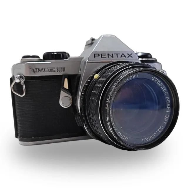 Câmera Analógica Pentax ME Super + Lente 50mm f/1.4