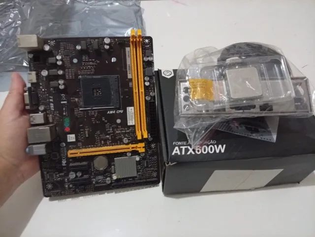 Processador + Placa Mãe + Fonte 600 - Foto 5