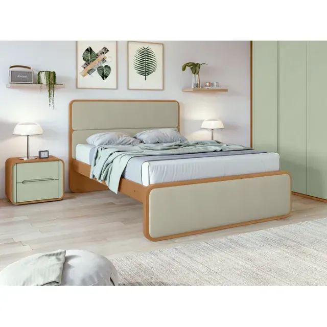 Cama Casal Loop Luxo 1,40m Easy Like Conforto com Design Premium - Foto 2