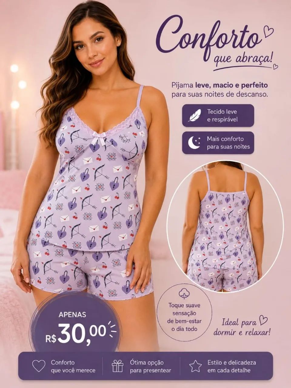 Baby doll malha fria - Foto 3
