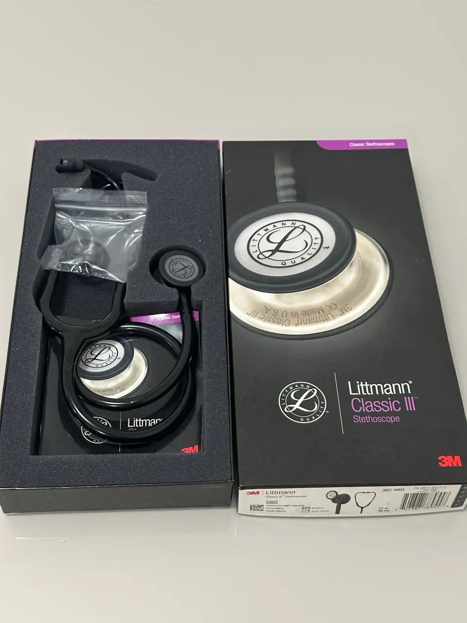 Estetoscópio Littmann Classic iii Black Edition