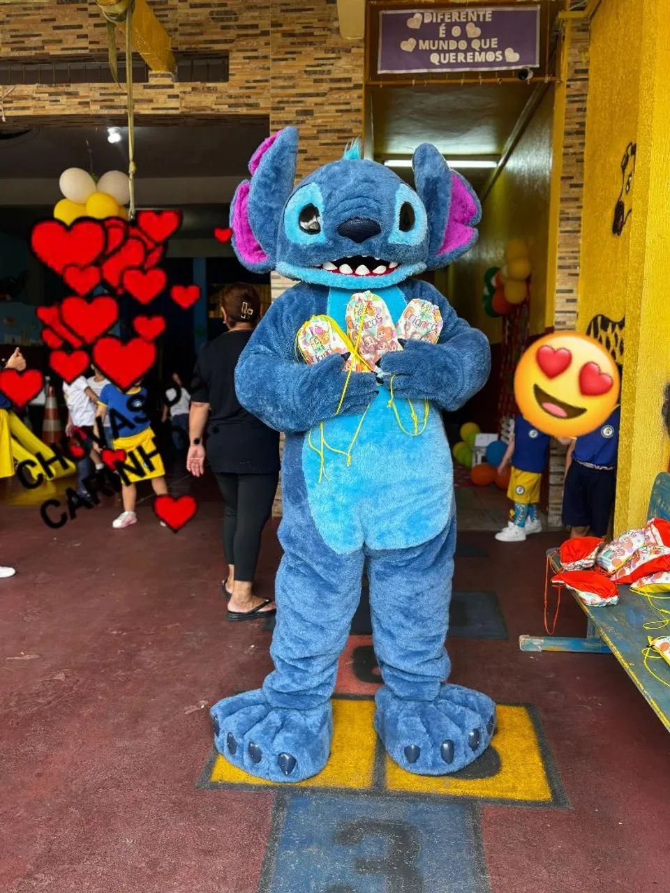 Stitch de Luxo, personagem vivo. - Foto 5
