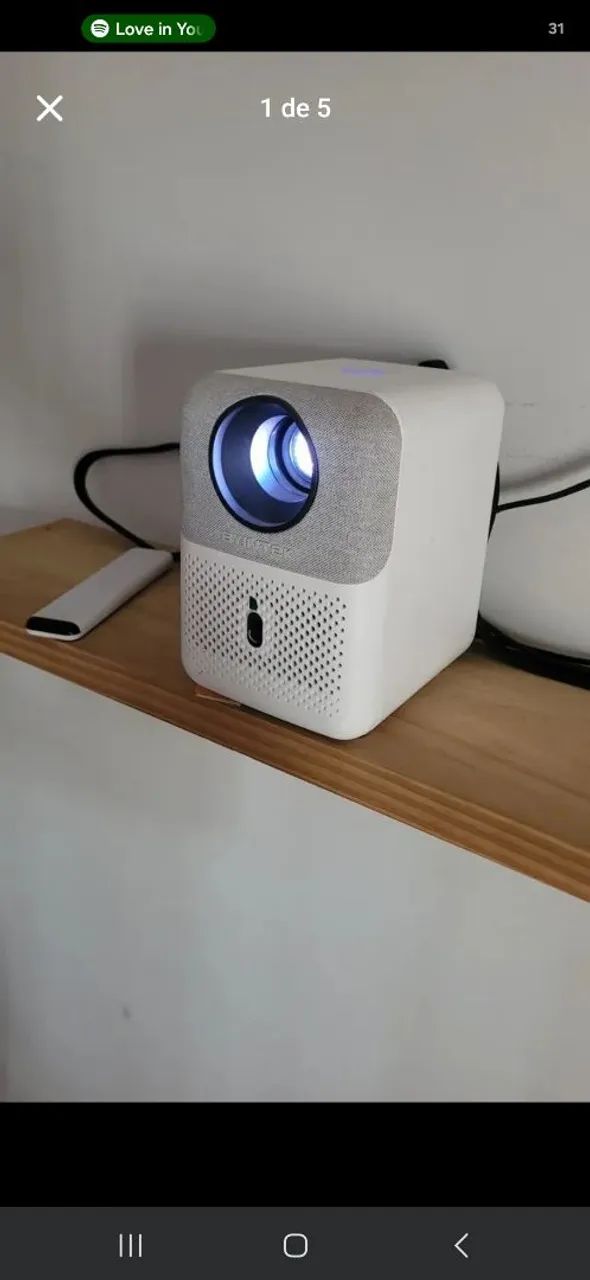 Projetor Byintek love u4 ótica selada full hp 4k auto foco 200 polegadas wifi - Foto 2