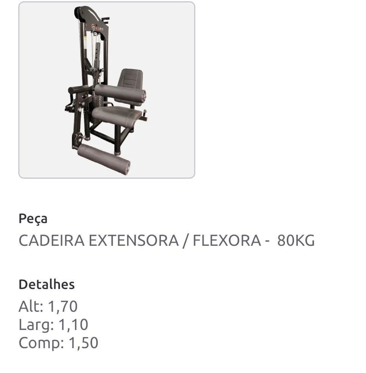 Cadeira extensora  - Foto 2