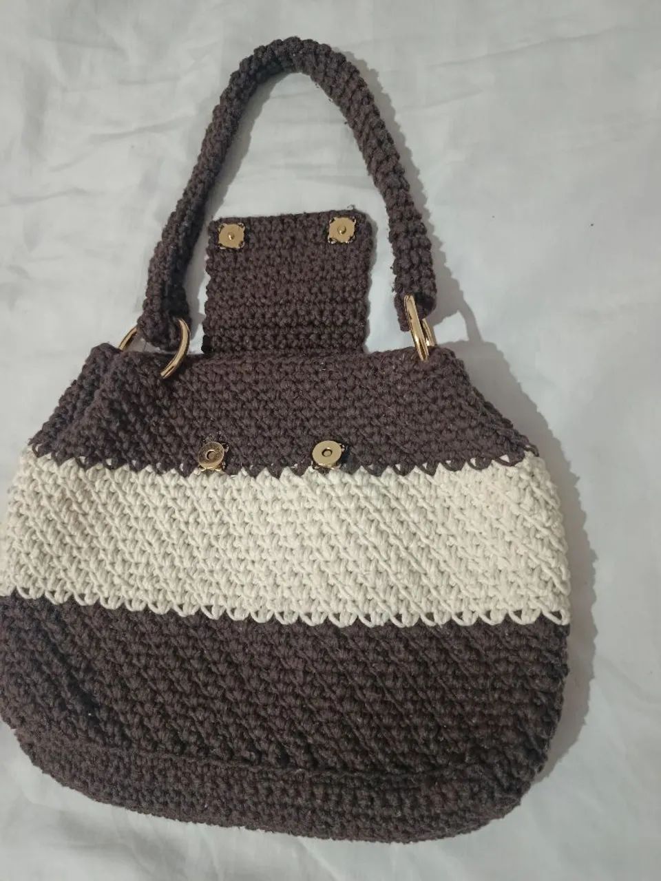 Bolsa em crochê - Modelo Chris - Foto 2