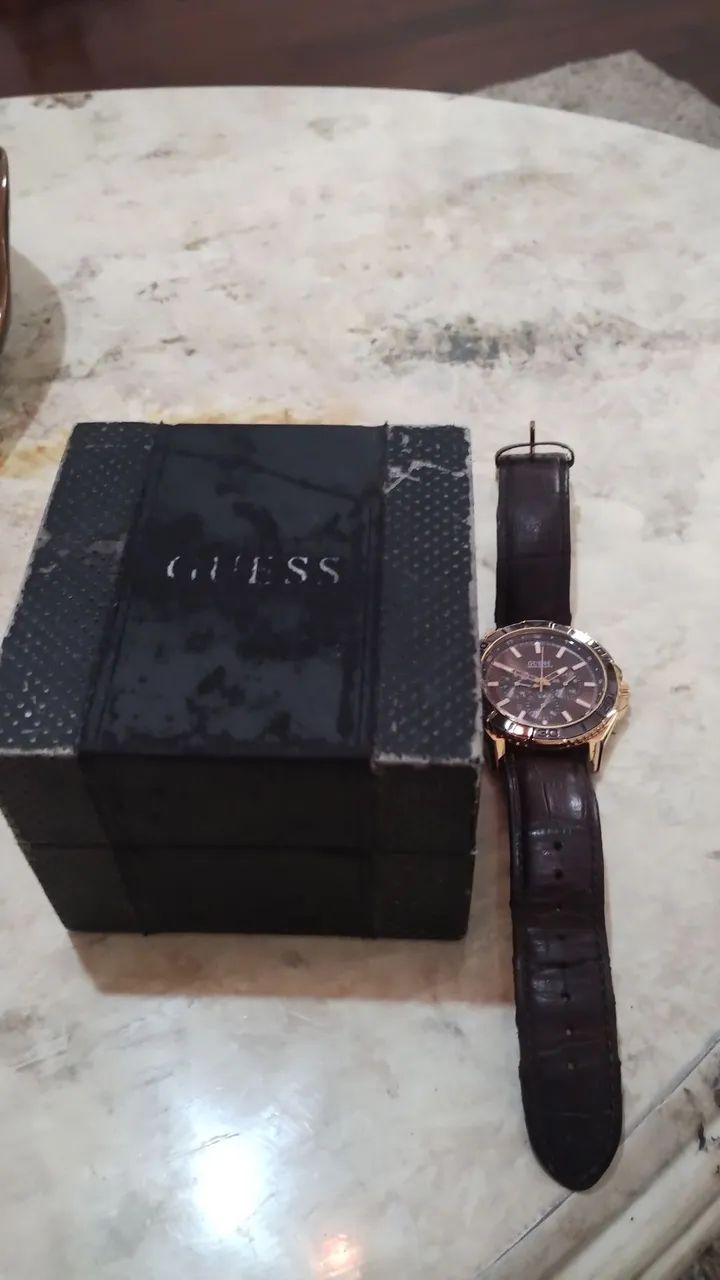 Relógio guess masculino na caixa - Foto 4