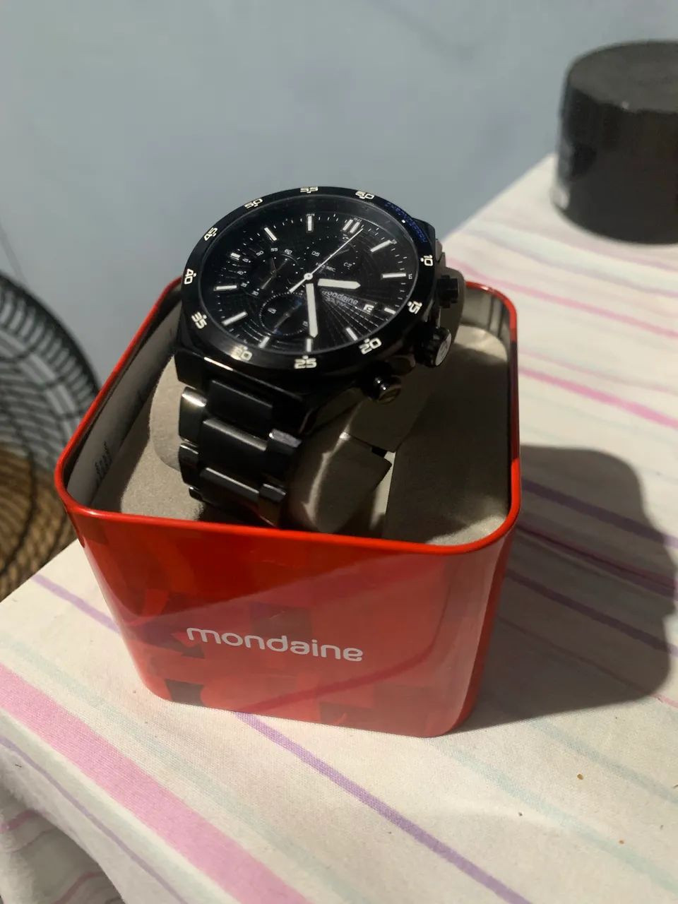 Relógio Modaine preto original 