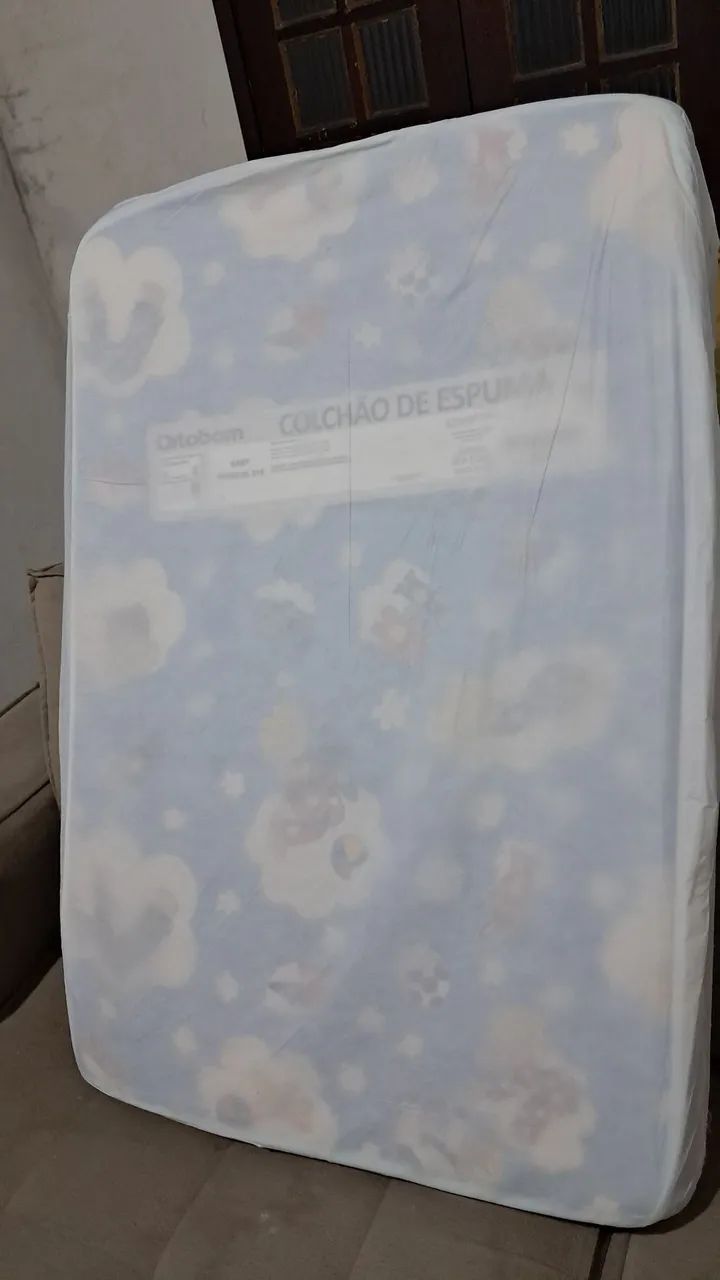 Berço Voyage sleep com colchão e protetor de colchão  - Foto 5