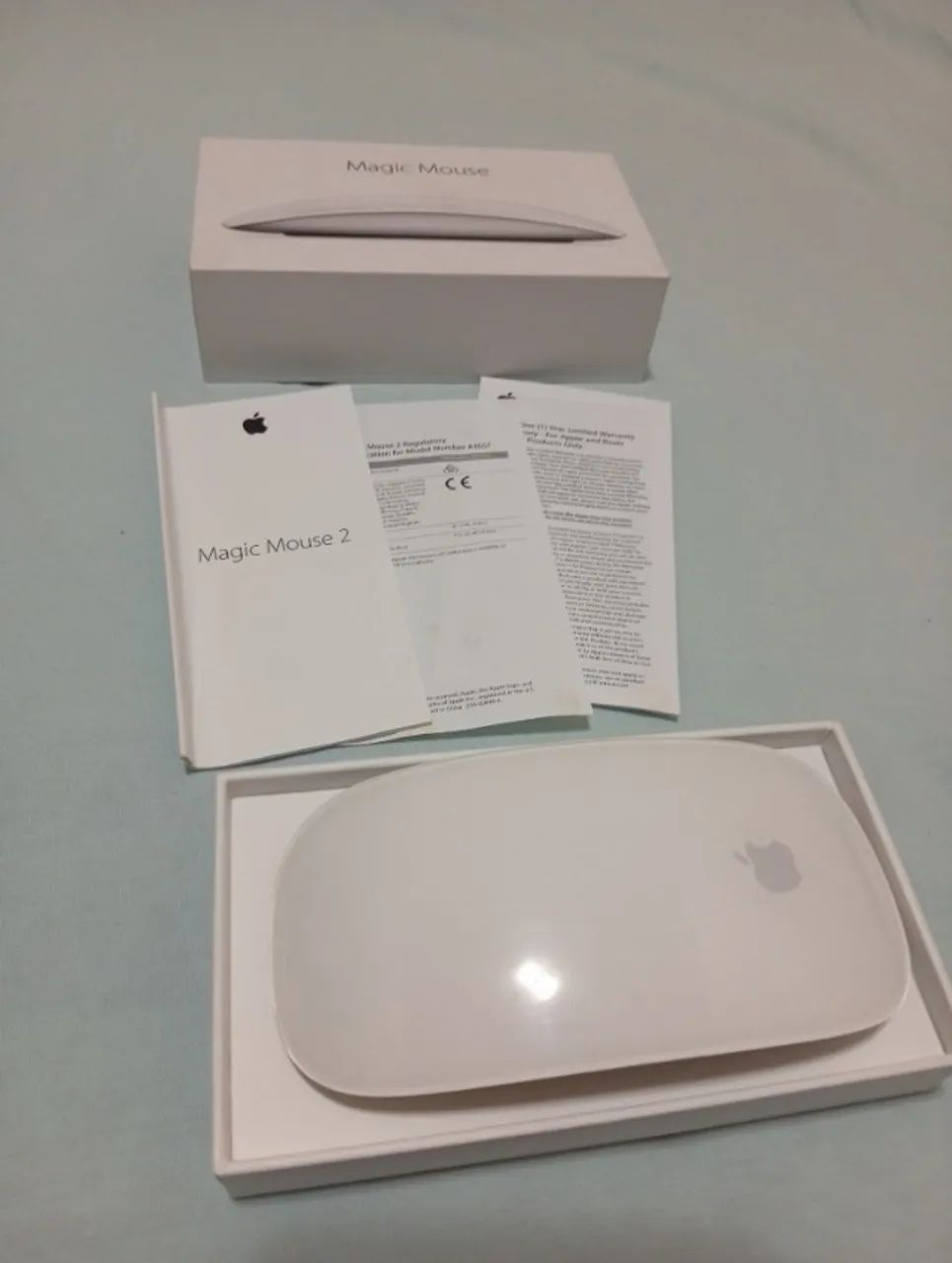 Apple Magic Mouse 2 Original - Sem Uso - Completo na Caixa
