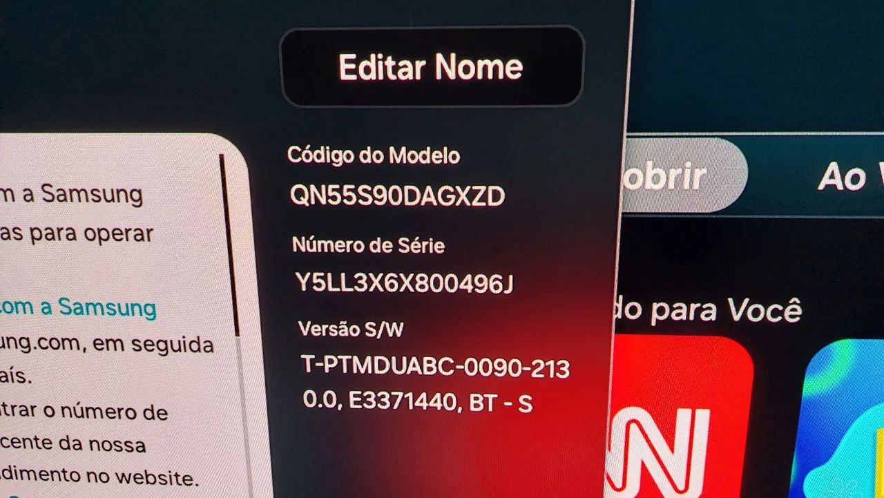 Tv samsung Oled 55 144hz modelo S90D em estado de nova  - Foto 3