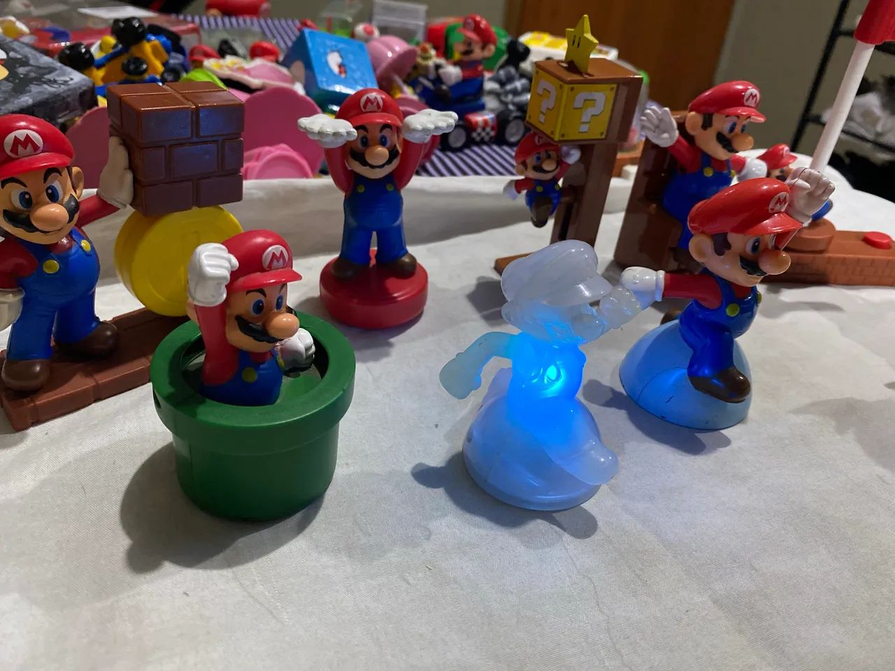 Super mario miniaturas Mc Donalds kit