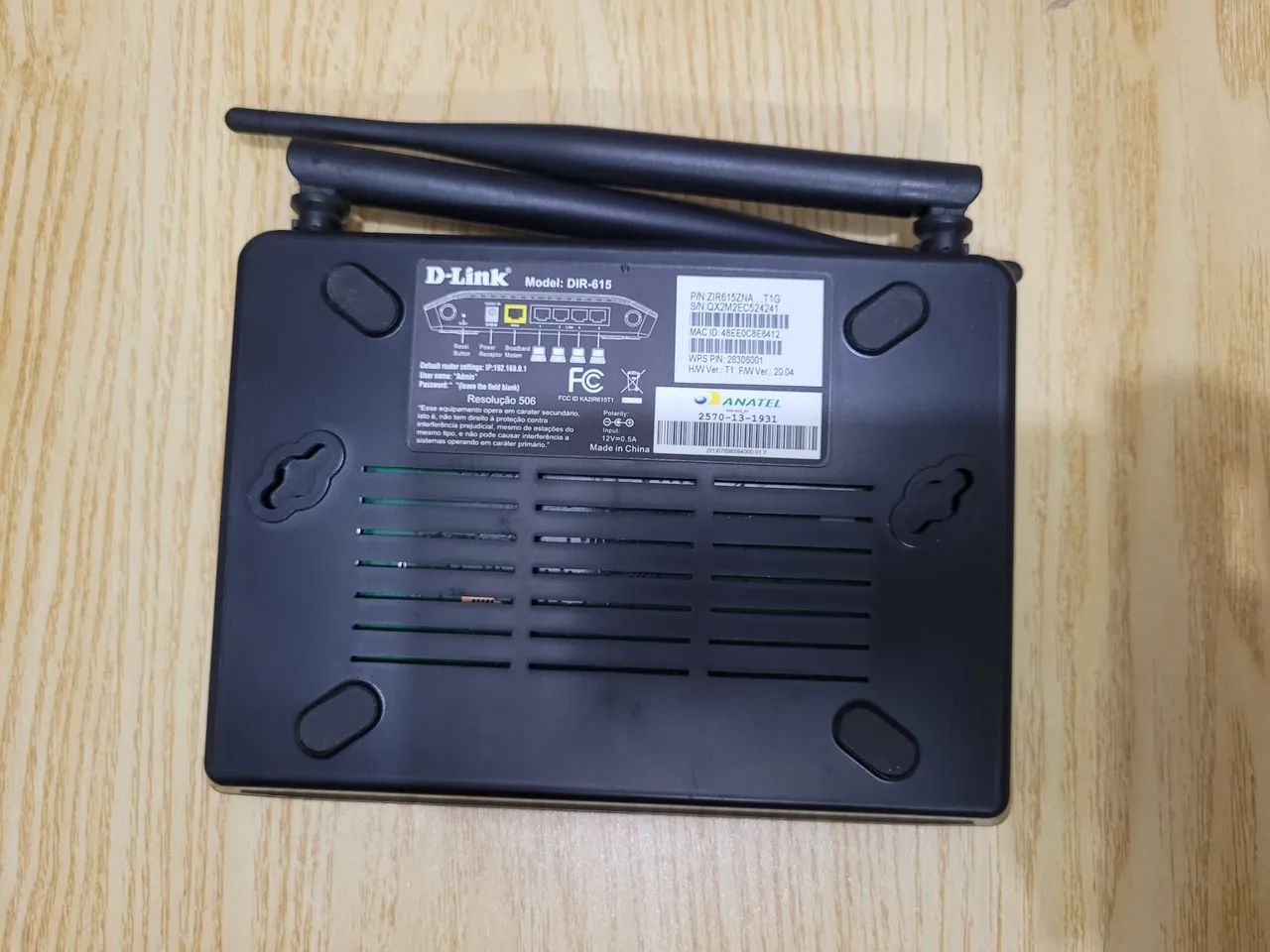 Roteador D-Link DIR-615 N300 ? sem fonte, não testado - Foto 4